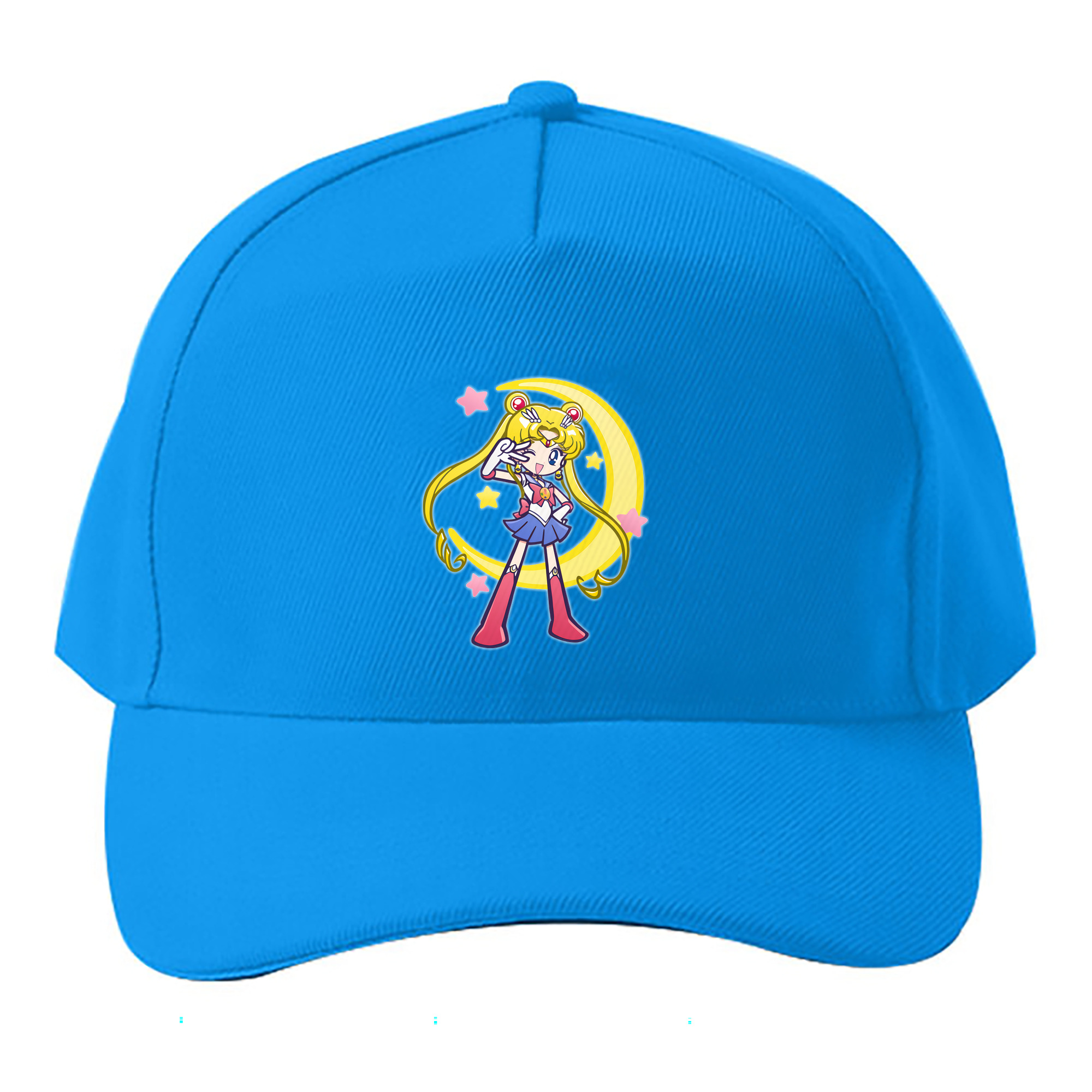 （画像用） 美少女戦士セーラームーン 月野 うさぎ つきの うさぎ Sailor Moon Tsukino Usagi ベースボールキャップ 綿100％ 男女兼用 帽子 スポーツ